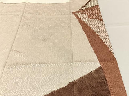 平和屋着物■豪華色留袖　絞り　駒刺繍　吉祥文　正絹　逸品　BAAY6818hj
