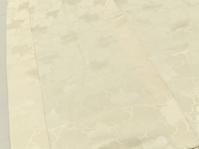 平和屋着物■長襦袢　袷　花地紋　正絹　逸品　BAAY6826hj