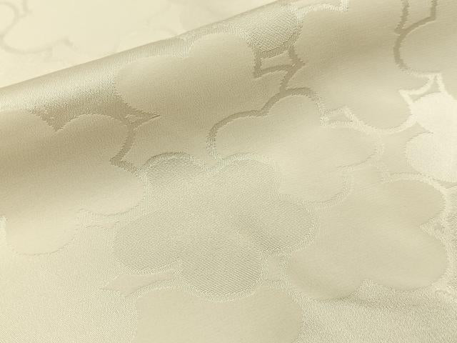 平和屋着物■長襦袢　袷　花地紋　正絹　逸品　BAAY6826hj
