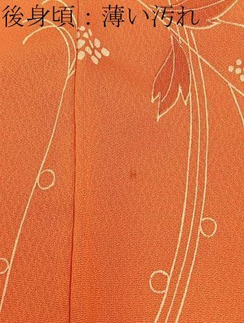 平和屋着物■上質な小紋　女郎花　正絹　逸品　BAAY6848hj