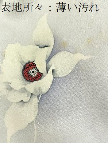 平和屋着物■訪問着　草花文　暈し染め　正絹　逸品　BAAY6873hj