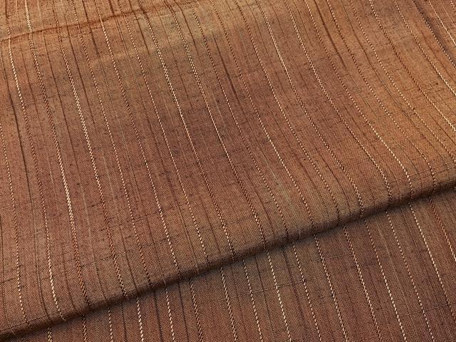 平和屋着物■上質な紬　霞文　正絹　逸品　BAAY6874hj
