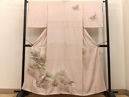 平和屋着物■訪問着　松竹梅　御所解文　暈し染め　金彩　鈴乃屋扱い　正絹　逸品　BAAY6885hj