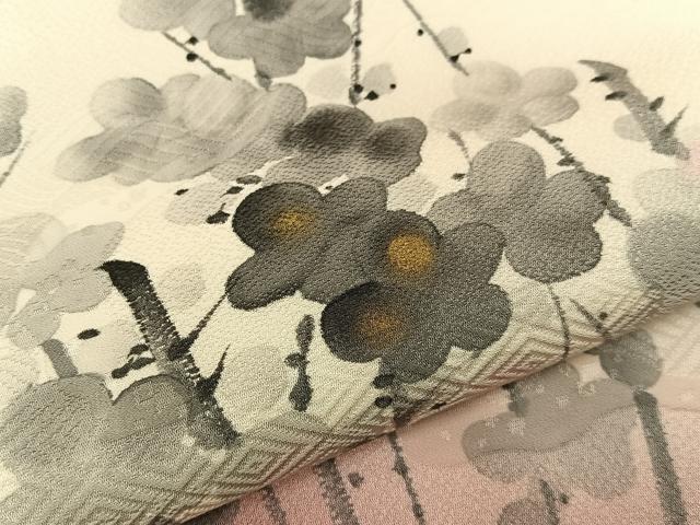 平和屋着物■訪問着　作家物　手描き　連獅子　暈し染め　金彩　正絹　逸品　BAAY6901hj
