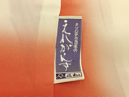 平和屋着物■上質な小紋　変わり麻の葉文様　正絹　逸品　BAAY6911hj