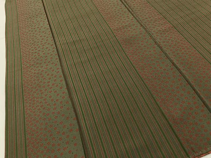 平和屋着物■上質な小紋　舞桜間道　正絹　逸品　BAAY6921hj