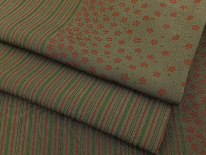 平和屋着物■上質な小紋　舞桜間道　正絹　逸品　BAAY6921hj