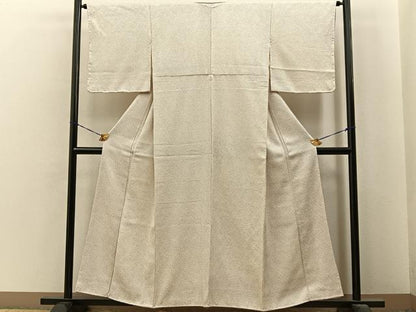 平和屋着物●大変加工の良い総絞り小紋　正絹　逸品　未使用　BAAY6925hj