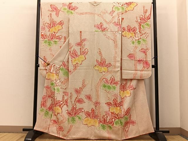 平和屋着物■豪華振袖　総絞り　桐　正絹　逸品　BAAY6928hj