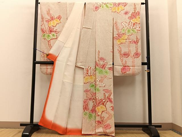 平和屋着物■豪華振袖　総絞り　桐　正絹　逸品　BAAY6928hj