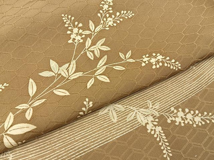 平和屋着物■豪華色留袖　流水草花文　正絹　逸品　BAAY6942hj