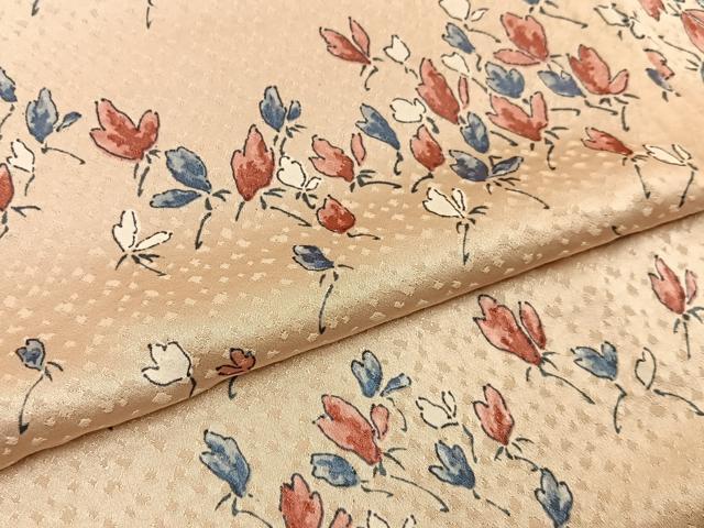 平和屋着物■上質な小紋　舞花文　正絹　逸品　BAAY6948hj