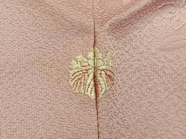 平和屋着物■上質な色無地　草花地紋　虹色　正絹　逸品　BAAY6952hj