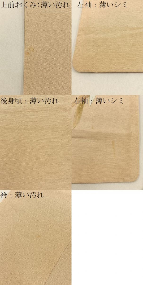 平和屋着物■訪問着　草葉文　暈し染め　金彩　正絹　逸品　BAAY6957hj