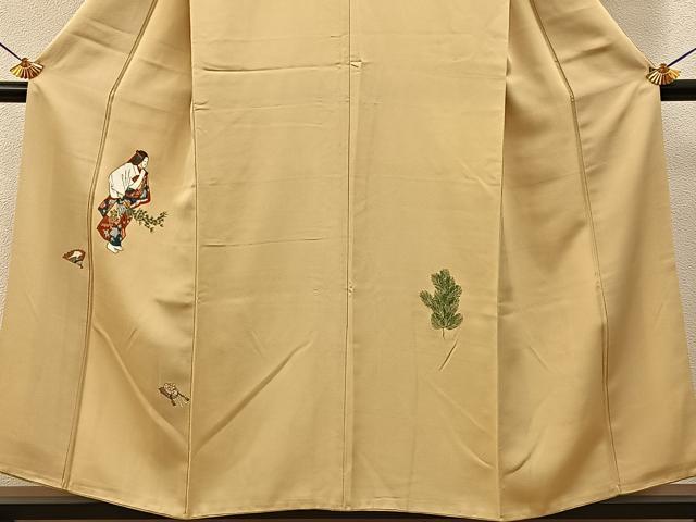 平和屋着物■訪問着　能　狂言　金彩　正絹　逸品　BAAY6958hj