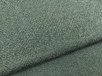 平和屋着物■上質な紬　網代文様　正絹　逸品　BAAY6994hj