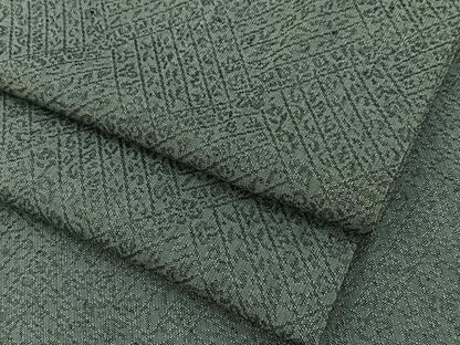 平和屋着物■上質な紬　網代文様　正絹　逸品　BAAY6994hj