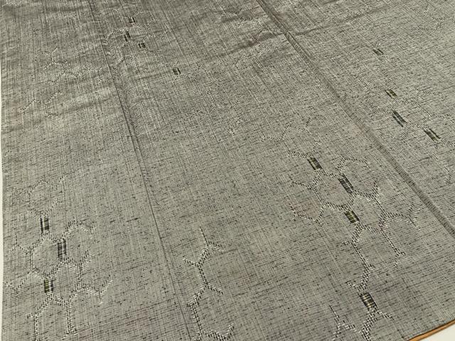 平和屋着物■上質な紬　亀甲繋ぎ　正絹　逸品　BAAY6995hj