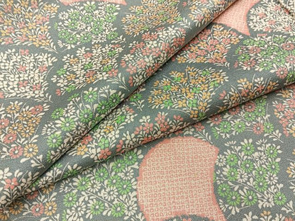 平和屋着物■上質な小紋　花青海波　正絹　逸品　BAAY8001hj
