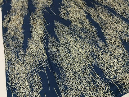 平和屋着物■上質な小紋　木立　正絹　逸品　BAAY8008hj