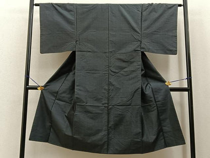 平和屋着物■男性　本場大島紬　80亀甲　総詰め　正絹　逸品　BAAY8021hj
