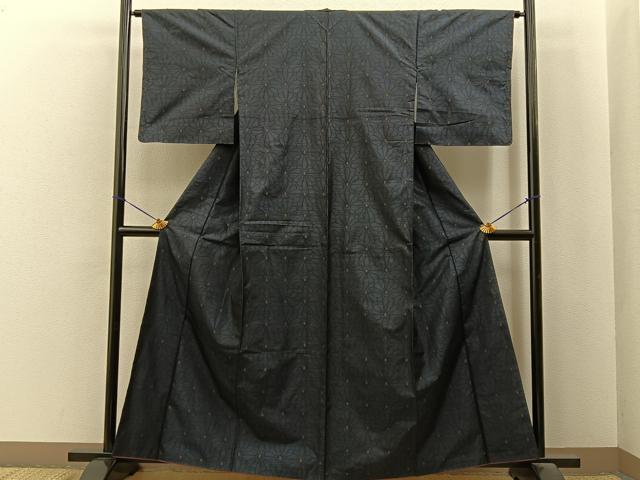 平和屋着物■本場大島紬　菊　正絹　逸品　BAAY8025hj