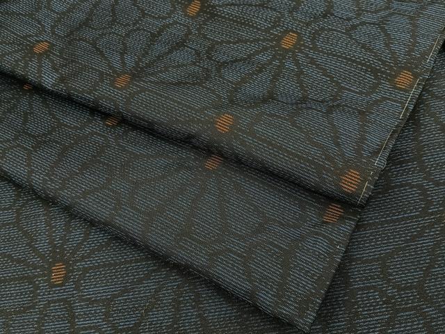 平和屋着物■本場大島紬　菊　正絹　逸品　BAAY8025hj