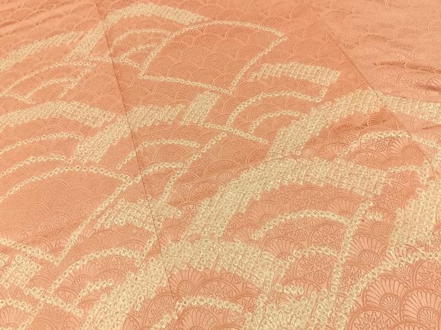 平和屋着物■訪問着　　総絞り　青海波　正絹　逸品　BAAY8027hj