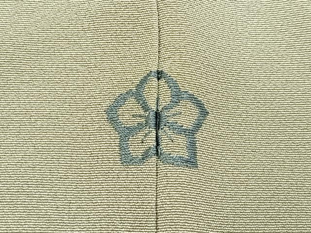 平和屋着物■訪問着　総刺繍　花鳥丸文　金銀糸　正絹　逸品　BAAY8030hj