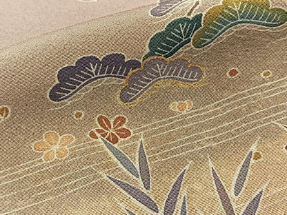 平和屋着物■訪問着　浜松文　暈し染め　金彩　正絹　逸品　BAAY8037hj