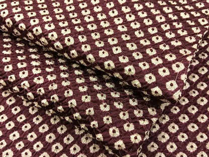 平和屋着物■上質な小紋　総絞り　正絹　逸品　BAAY8042hj
