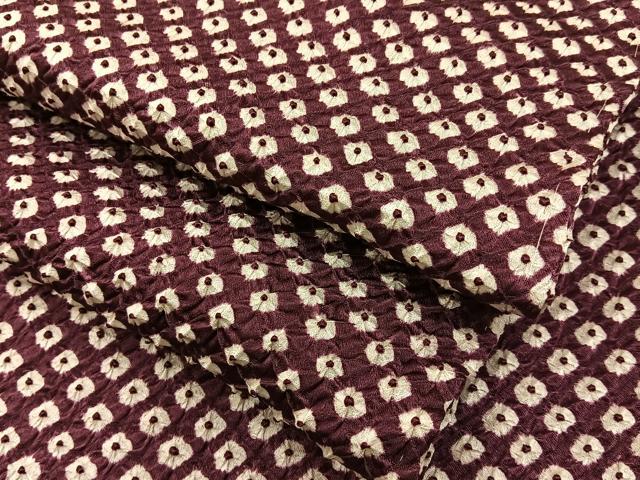 平和屋着物■上質な小紋　総絞り　正絹　逸品　BAAY8042hj