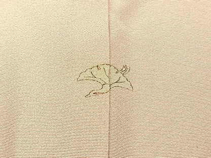 平和屋着物■豪華色留袖　檜扇孔雀花文　暈し染め　金彩　正絹　逸品　BAAY8043hj