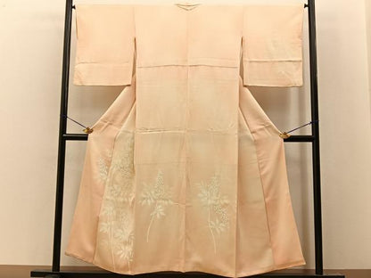 平和屋着物■訪問着　刺繍　南天文　暈し染め　金彩　やまと誂製　正絹　逸品　BAAY8046hj