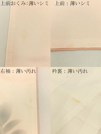 平和屋着物■訪問着　刺繍　薔薇　正絹　逸品　BAAY8047hj