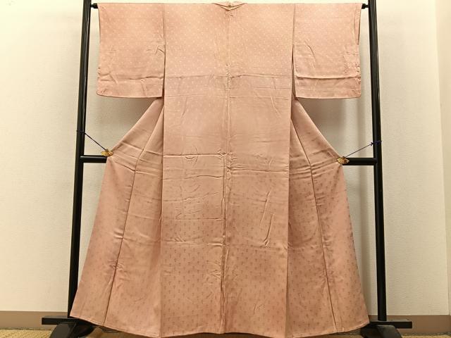 平和屋着物■上質な小紋　青海波地紋　暈し染め　正絹　逸品　BAAY8061hj