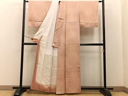 平和屋着物■上質な小紋　青海波地紋　暈し染め　正絹　逸品　BAAY8061hj