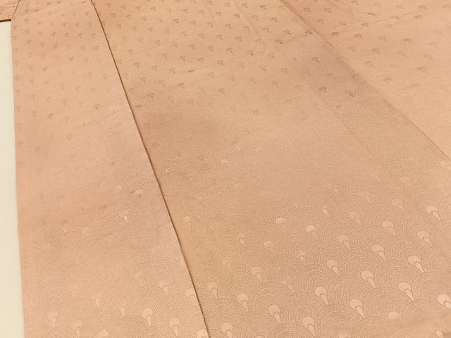 平和屋着物■上質な小紋　青海波地紋　暈し染め　正絹　逸品　BAAY8061hj
