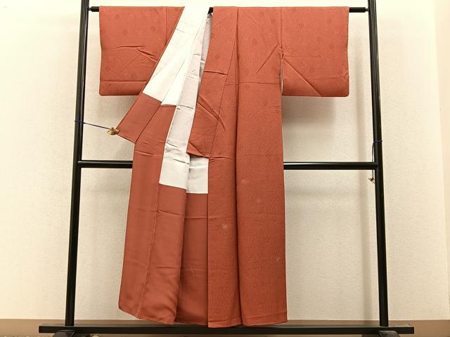 平和屋着物■豪華色留袖　刺繍　菊　正絹　逸品　BAAY8063hj