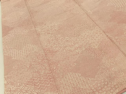 平和屋着物■江戸小紋　松皮菱寄せ小紋柄　正絹　逸品　BAAY8065hj