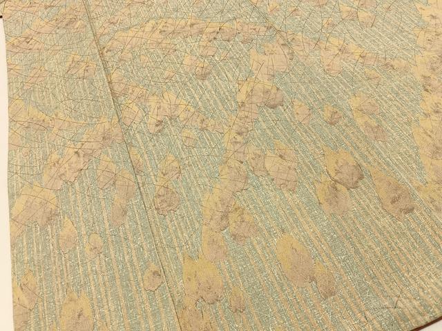 平和屋着物■上質な小紋　樹林文　正絹　逸品　BAAY8069hj