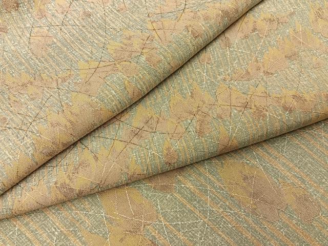 平和屋着物■上質な小紋　樹林文　正絹　逸品　BAAY8069hj