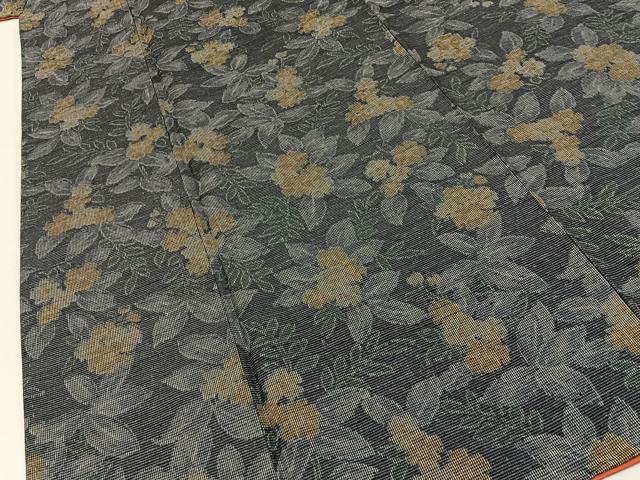 平和屋着物■上質な紬　小花尽くし　正絹　逸品　未使用　BAAY8076hj