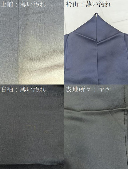 平和屋着物■豪華色留袖　総刺繍　十二単　暈し染め　銀糸　正絹　逸品　BAAY8093hj