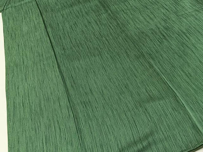平和屋着物■上質な小紋　よろけ縞　正絹　逸品　BAAY8106hj