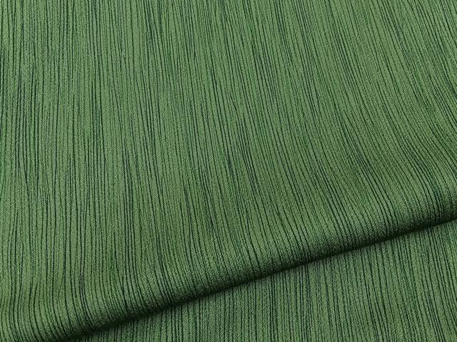 平和屋着物■上質な小紋　よろけ縞　正絹　逸品　BAAY8106hj