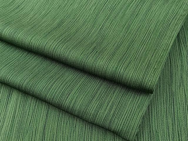 平和屋着物■上質な小紋　よろけ縞　正絹　逸品　BAAY8106hj