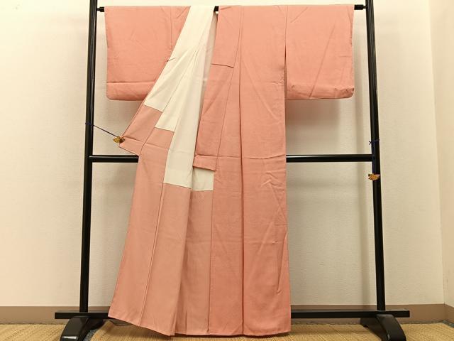 平和屋着物■手彫型本染　村上伸一郎　江戸小紋　雲取寄せ小紋柄　正絹　逸品　BAAY8110hj