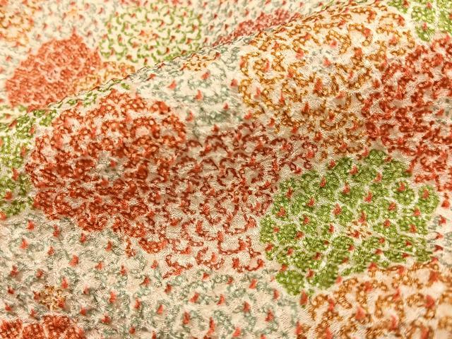 平和屋着物●訪問着　総絞り　菊尽くし　正絹　逸品　BAAY8150hj