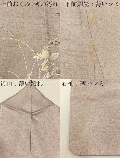 平和屋着物■中国三大刺繍　スワトウ刺繍　訪問着　雪輪松花文　暈し染め　正絹　逸品　BAAY8151hj